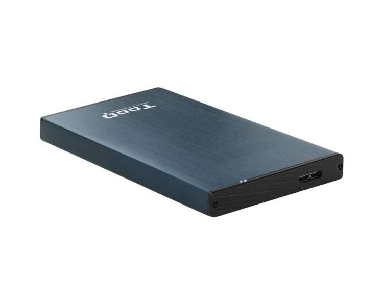 Caja externa para disco duro de 2.5' tooq tqe-2527pb/ usb 3.1