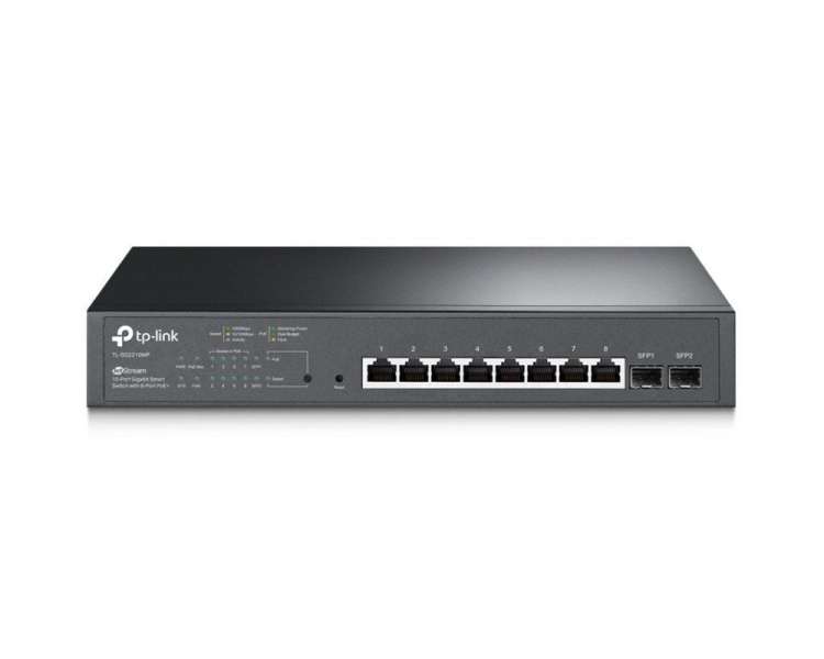 Switch tp-link smart gigabit jetstream tl-sg2210mp 10 puertos/ rj-45 10/100/1000 poe/ sfp