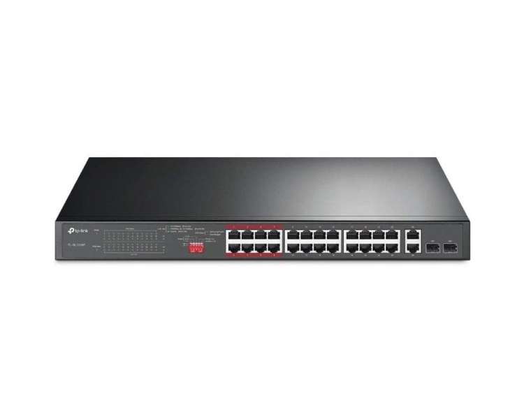 Switch tp-link tl-sl1226p 26 puertos/ rj-45 10/100/1000 poe/ sfp