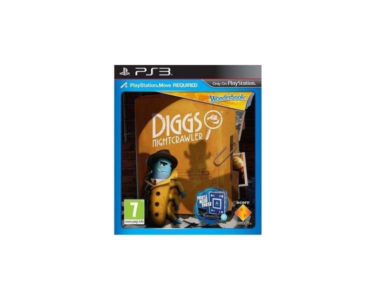 Wonderbook: Diggs Nightcrawler (Move), Juego para Consola Sony PlayStation 3 PS3