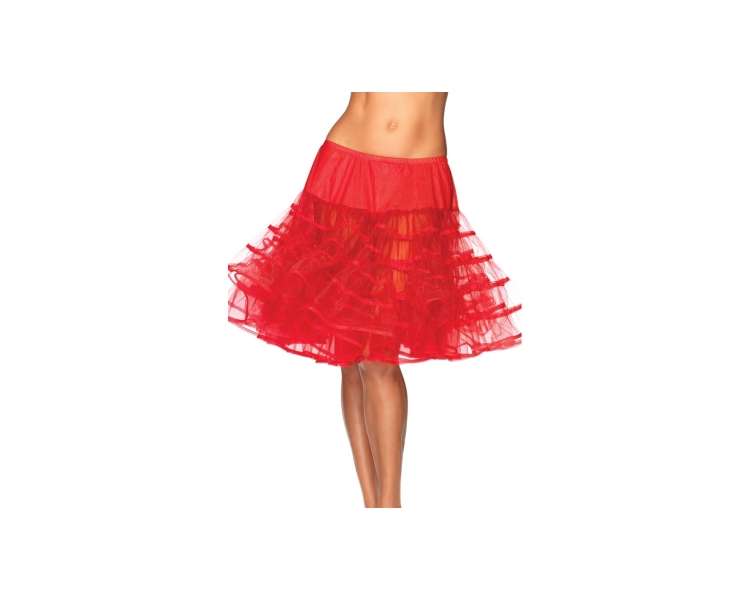 Leg Avenue - Mid-Length Petticoat - Red (8304322003)