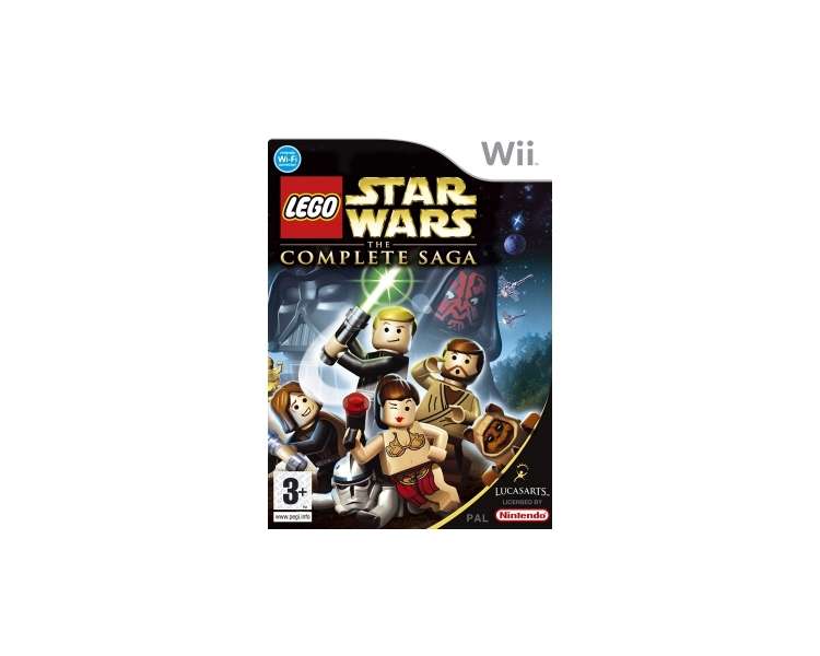 LEGO Star Wars 1 & 2 Complete Saga (UK), Juego para Nintendo Wii