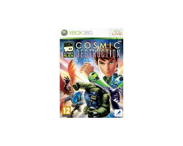 Ben 10: Ultimate Alien Cosmic Destruction Juego para Consola Microsoft XBOX 360