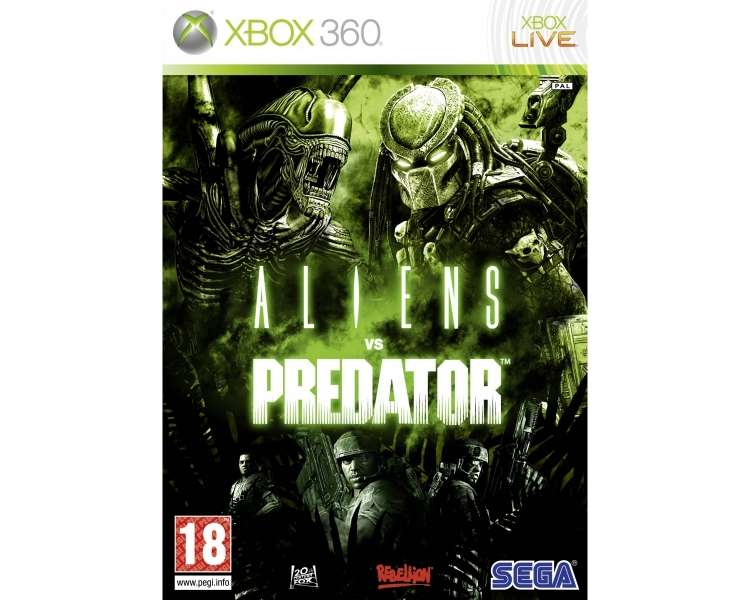 Aliens vs Predator, Juego para Consola Microsoft XBOX 360