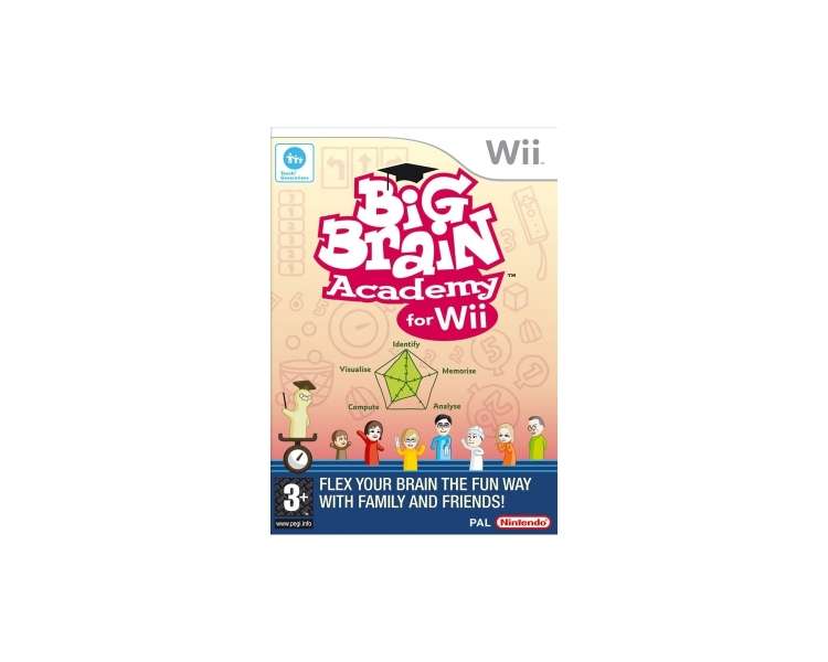 Big Brain Academy: Wii Degree (DK/SE), Juego para Nintendo Wii