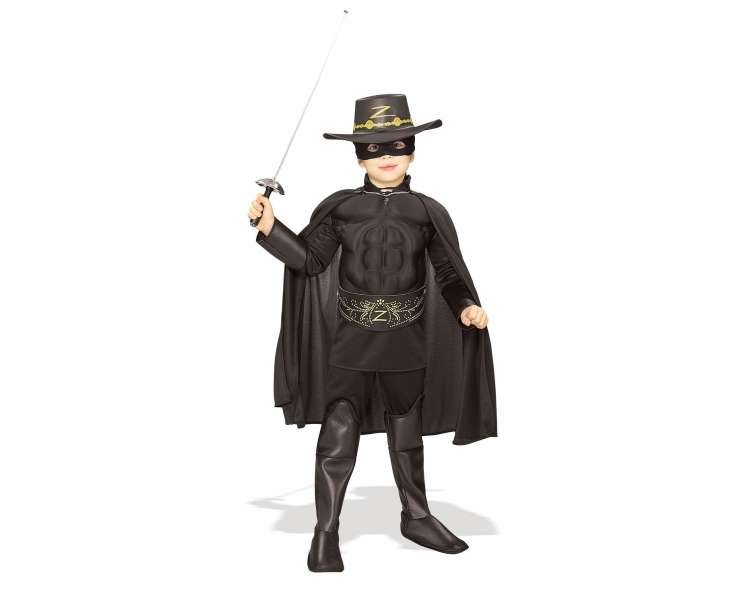 Rubies - Deluxe Zorro - Small 3-4 years (882311)