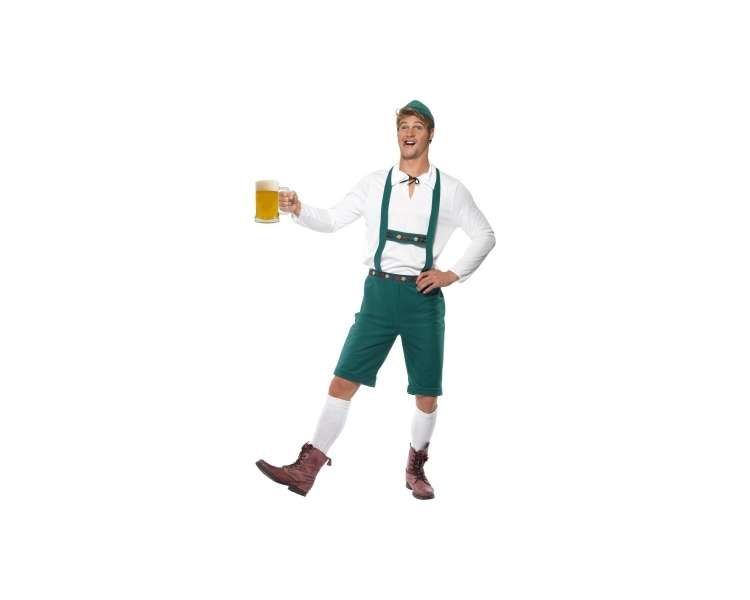 Smiffys - Oktoberfest Costume - Green - Medium (39497m)