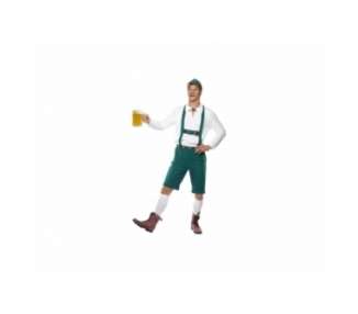 Smiffys - Oktoberfest Costume - Green - Large (39497L)