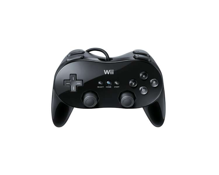 Nintendo Wii - Classic Controller Controlador Mando Pro (Negro)