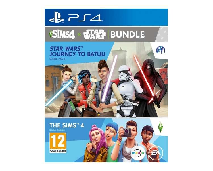 The Sims 4 Star Wars Journey To Batuu Base Game and Game Pack Bundle Juego para Consola Sony PlayStation 4 , PS4