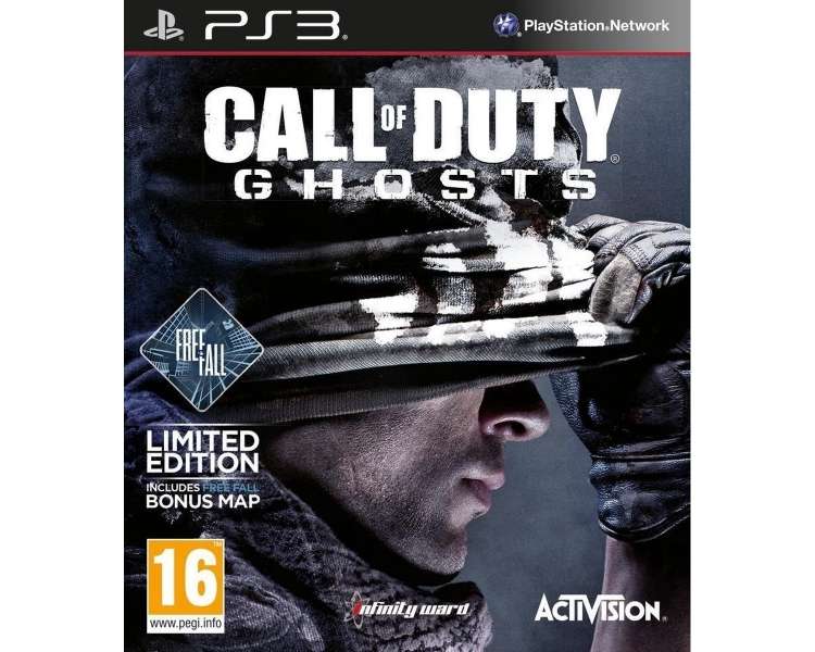 Call of Duty Ghosts, Free Fall Limited Edition, Juego para Consola Sony PlayStation 3 PS3