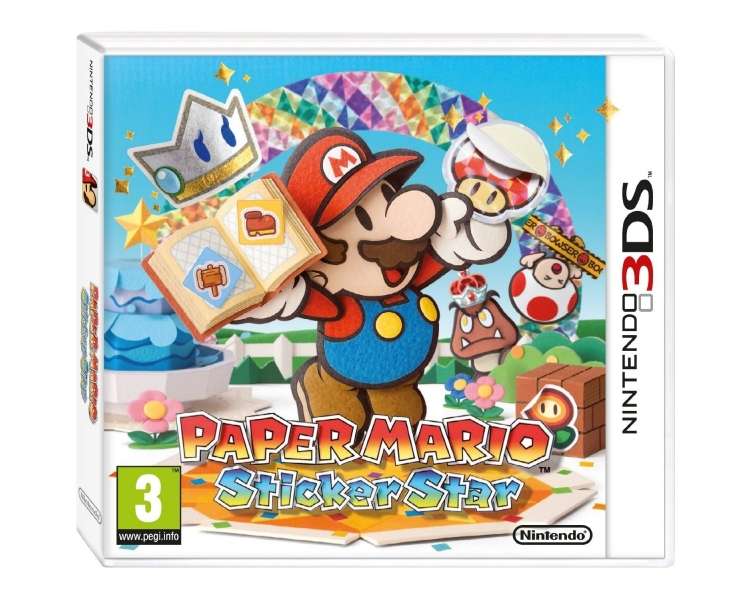 Paper Mario Sticker Star, Juego para Nintendo 3DS