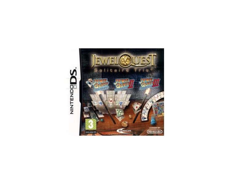 Jewel Quest Solitaire Trio (Nordic), Juego para Nintendo DS