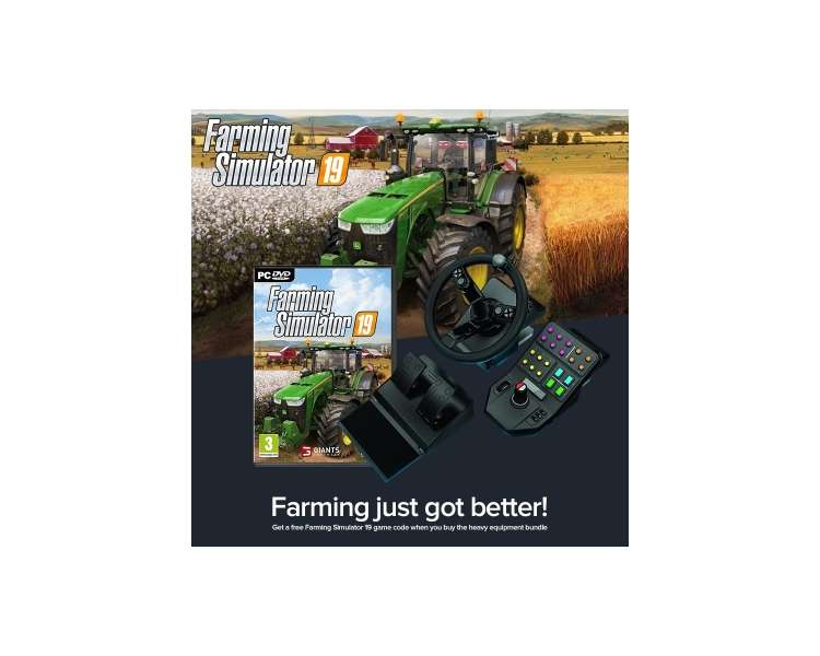 Logitech G Saitek Farming Simulator Controller USB + Farm Sim 19