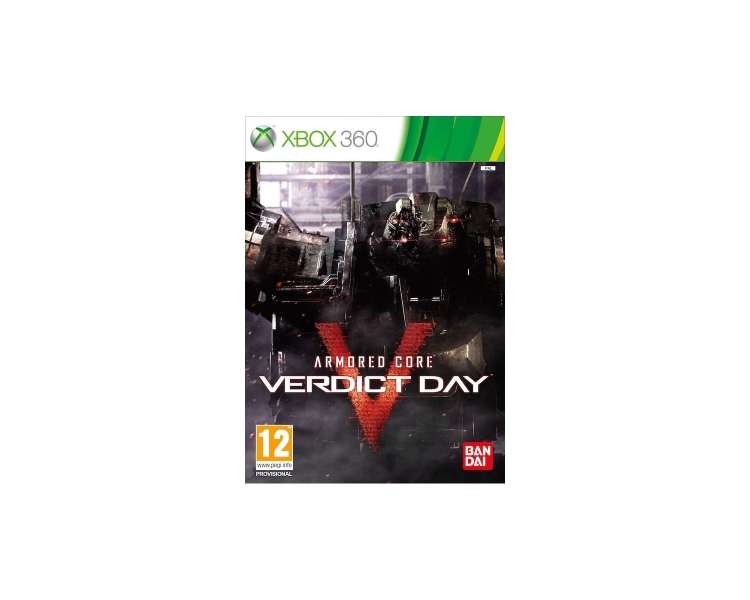 Armored Core: Verdict Day, Juego para Consola Microsoft XBOX 360