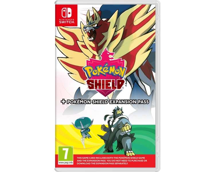 Pokémon Shield (UK, SE, DK, FI) + Expansion Pass, Juego para Consola Nintendo Switch