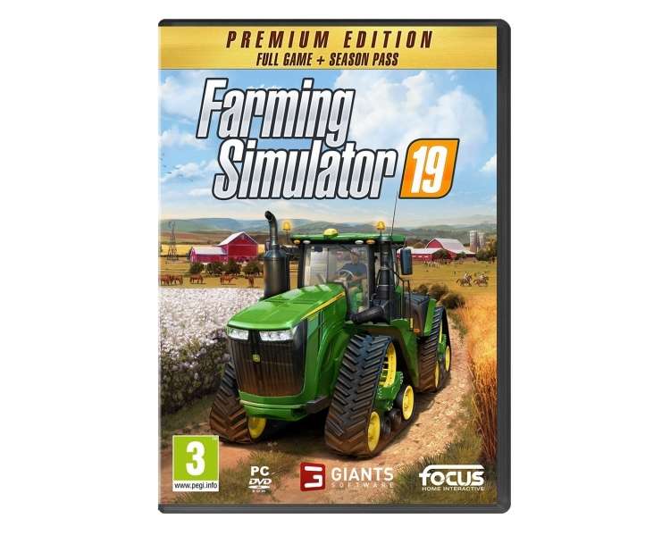 Farming Simulator 19, Premium Edition, Juego para PC