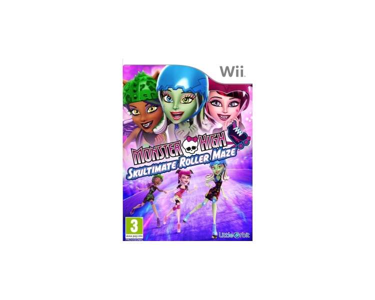 Monster High: Skulltimate Roller Maze, Juego para Nintendo Wii