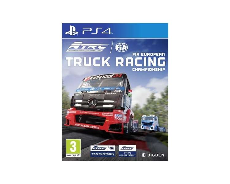 FIA European Truck Championship, Juego para Consola Sony PlayStation 4 , PS4