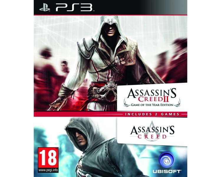 Assassins Creed 1 & 2 Compilation, Juego para Consola Sony PlayStation 3 PS3