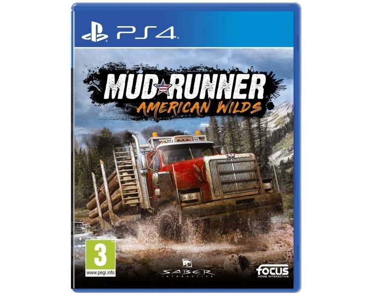 MudRunner, American Wilds Edition, Juego para Consola Sony PlayStation 4 , PS4