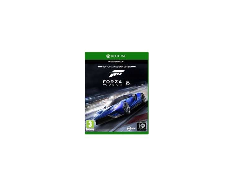 Forza Motorsport 6 Ten Year Anniversary Edition Juego para Consola Microsoft XBOX One