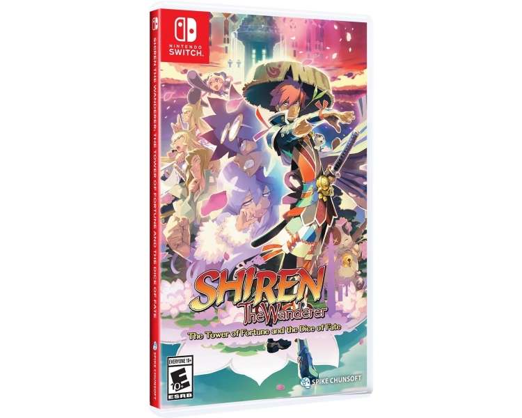 Shiren the Wanderer The Tower of Fortune and the Dice of Fate Limited Run Juego para Consola Nintendo Switch