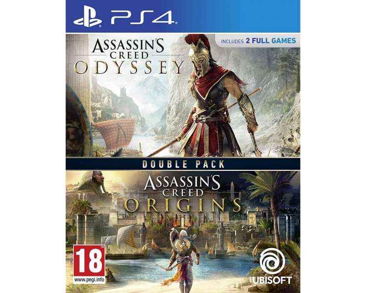 Assassin's Creed Origins & Odyssey, Juego para Consola Sony PlayStation 4 , PS4