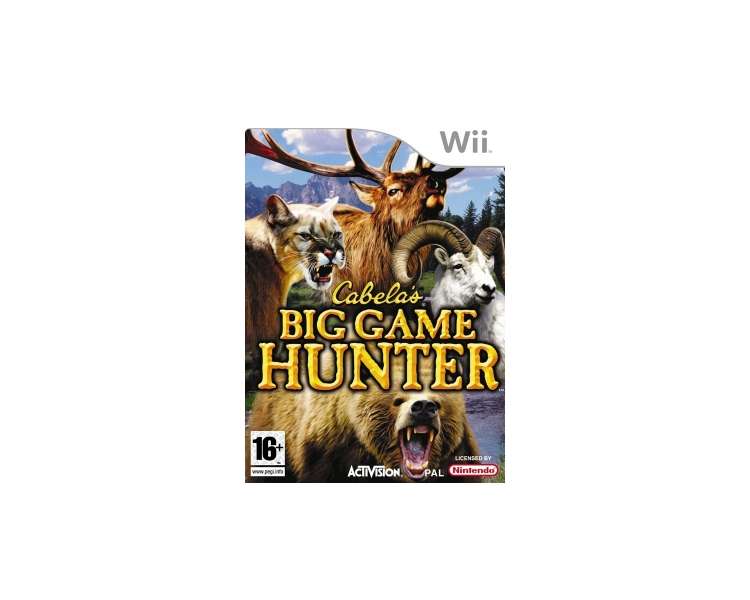 Cabela's Big Game Hunter, Juego para Nintendo Wii