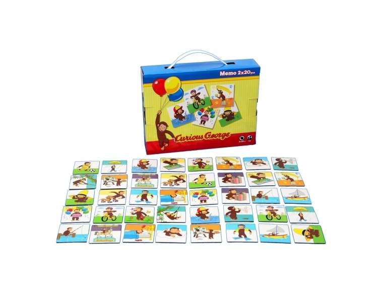 Curious George - Memory Game 40 pcs.