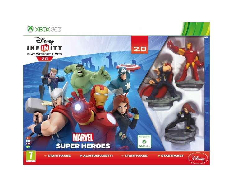 Disney Infinity 2.0: Marvel Super Heroes, Starter Pack , Juego para Consola Microsoft XBOX 360