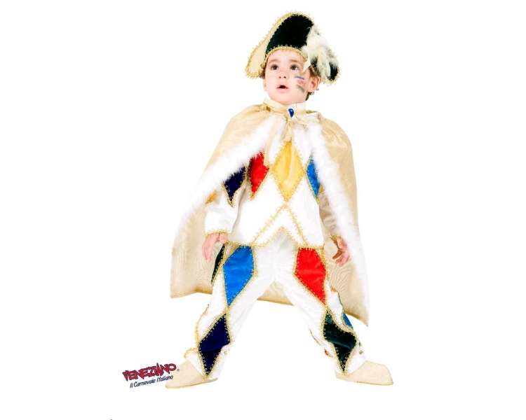 Veneziano - Harlequin Velvet Costume - 6 Years (8941)