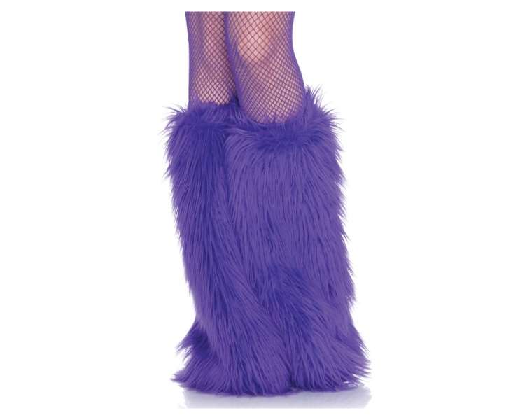 Leg Avenue - Furry Leg Warmers - Purple (393422053)