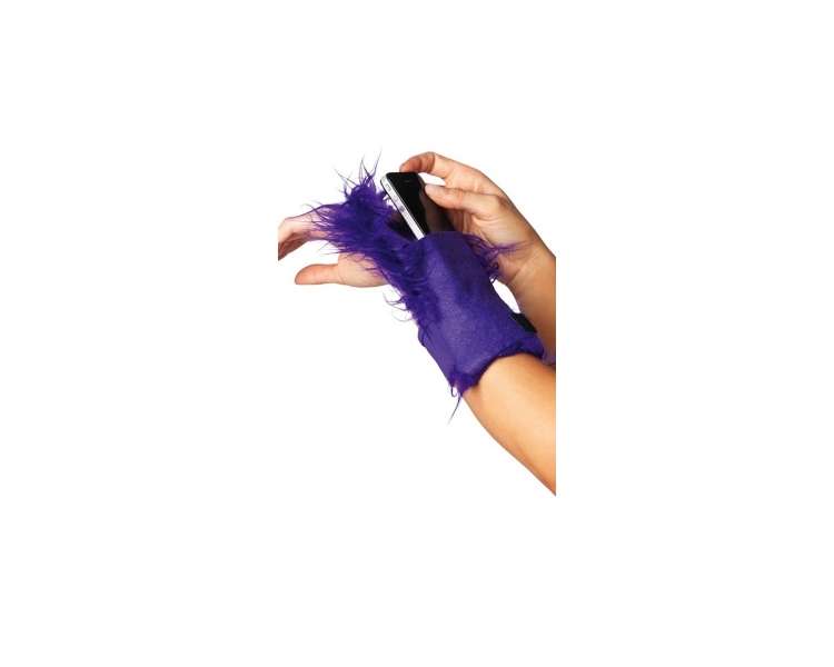 Leg Avenue - Furry Wrist Wallet (A2007)