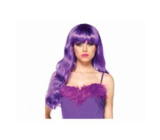 Leg Avenue - Neon Star Long Wavy Wig - Neon Purple (A197922032)