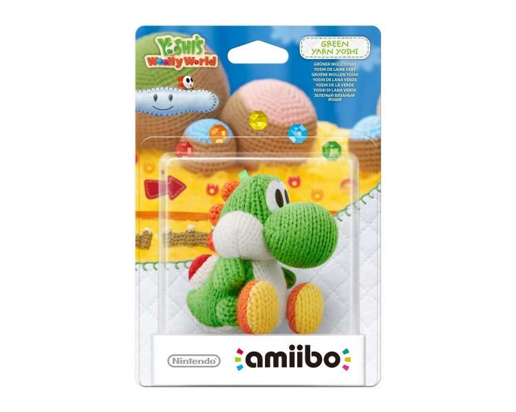 Nintendo Amiibo Figurine Yarn Yoshi Green