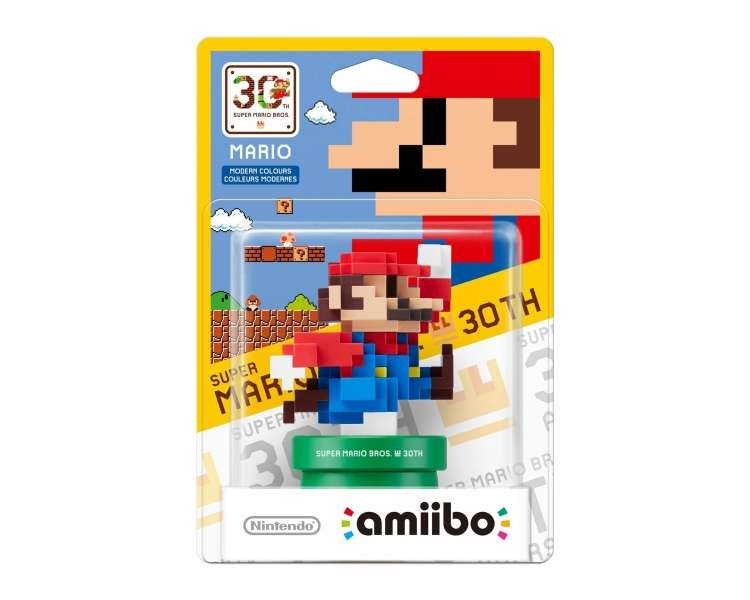 Nintendo Amiibo Figurine Modern Colours Mario (30th Anniversary)