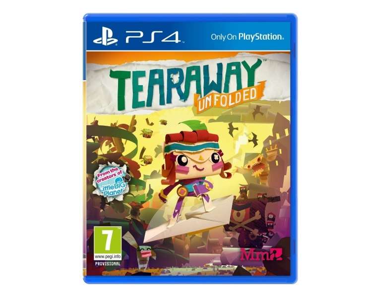 Tearaway Unfolded, Juego para Consola Sony PlayStation 4 , PS4