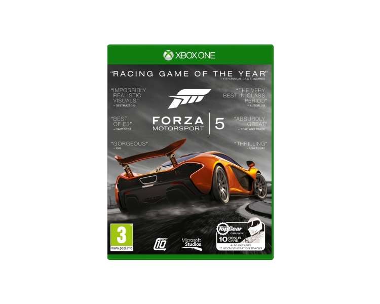 Forza Motorsport 5, Game of the Year Edition, Juego para Consola Microsoft XBOX One