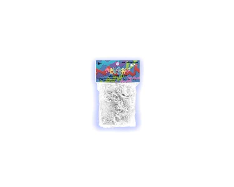 Rainbow Loom - Glow in the dark - Bands, 600 pc