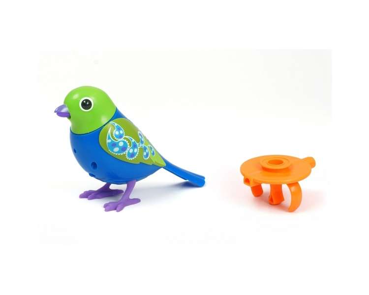 DigiBird with Whistle Ring - Jade - Blue with green and purple