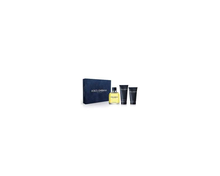 Dolce & Gabbana - Homme Gift Set 75ml EDT/50ml AS Balm/50ml Shower Gel