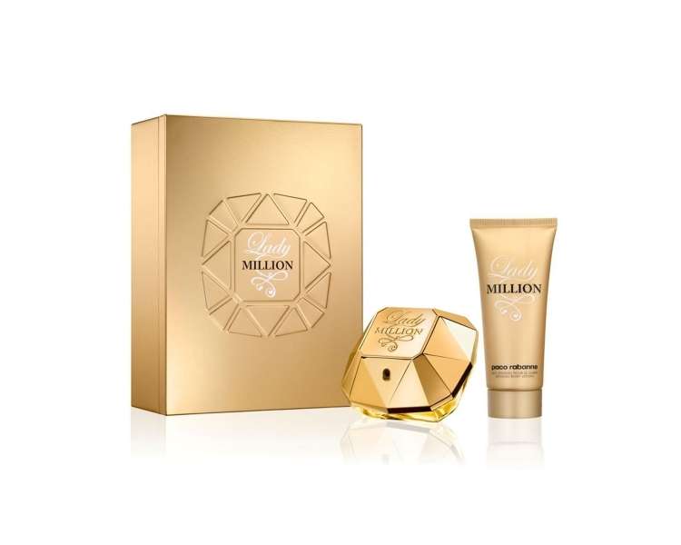 Paco Rabanne - Lady Million Gift Set 50 ml. EDP + Body Lotion 100 ml.