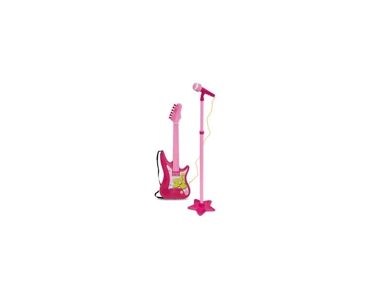Bontempi - Pink Rock Guitar with Microphone