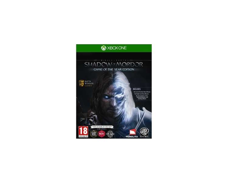 Middle-earth: Shadow of Mordor, Game of the Year Edition, Juego para Consola Microsoft XBOX One