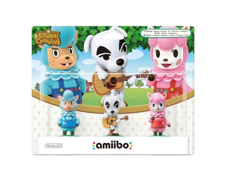 Nintendo Amiibo Figurine Cyrus, K.K. and Reese Triple Pack