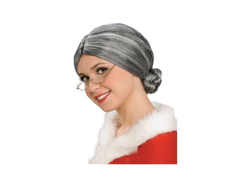 Rubies Adult - Old lady wig, Grey (50830)