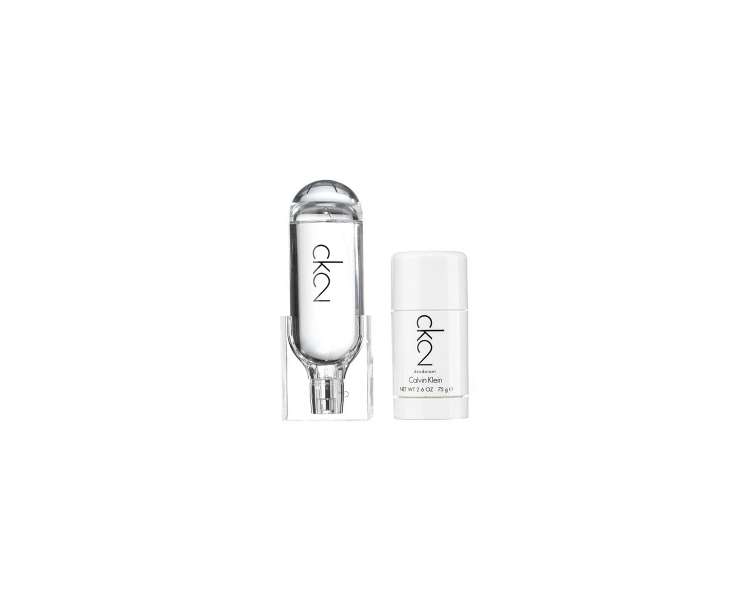 Calvin Klein - CK2  EDT 100 ml - Deo Stick - Giftset