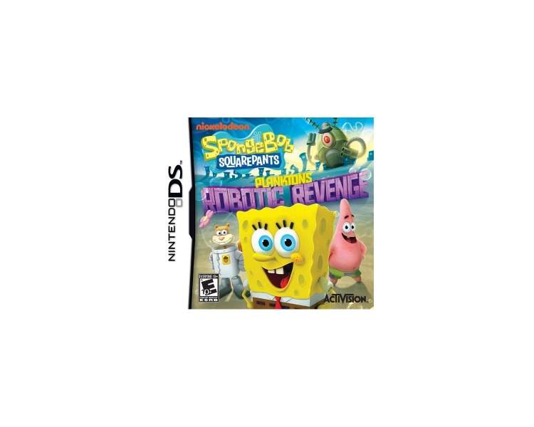 SpongeBob SquarePants: Plankton's Robotic Revenge, Juego para Consola Nintendo DS