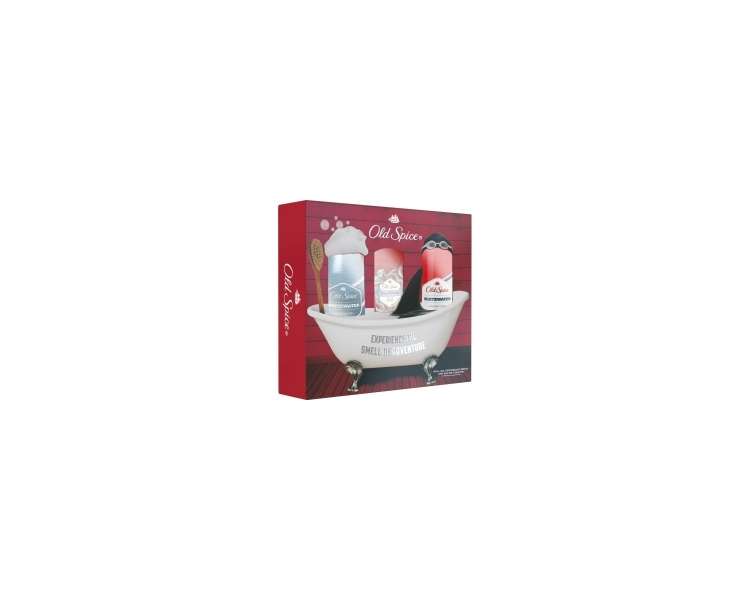 Old Spice whitewater - Edt 100 ml + deo spray 150 ml + roll-on 50 ml - giftset